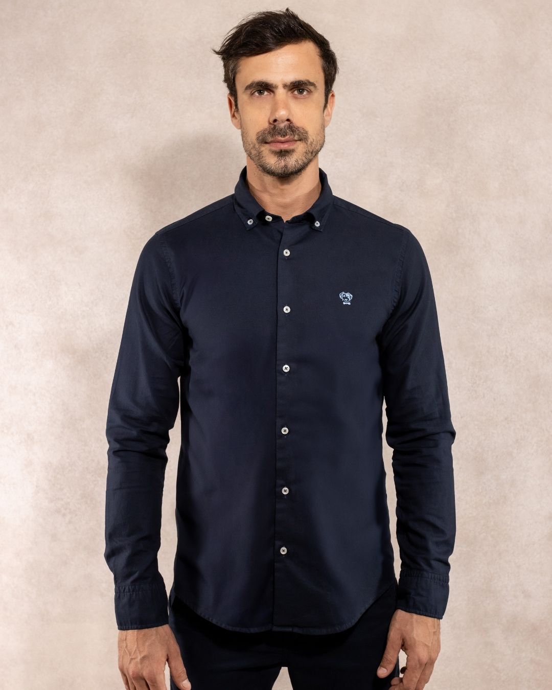 Camisa Antimanchas Oxford Azul - Talla Regular