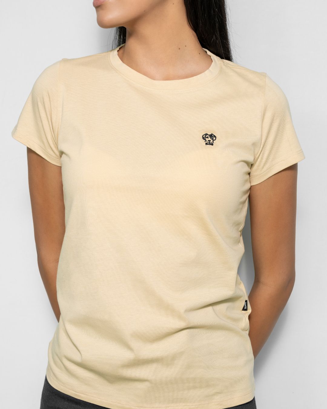 Camiseta Antimanchas de Mujer Beige