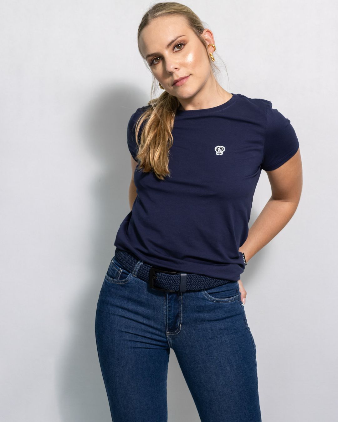 Camiseta Antimanchas de Mujer Azul