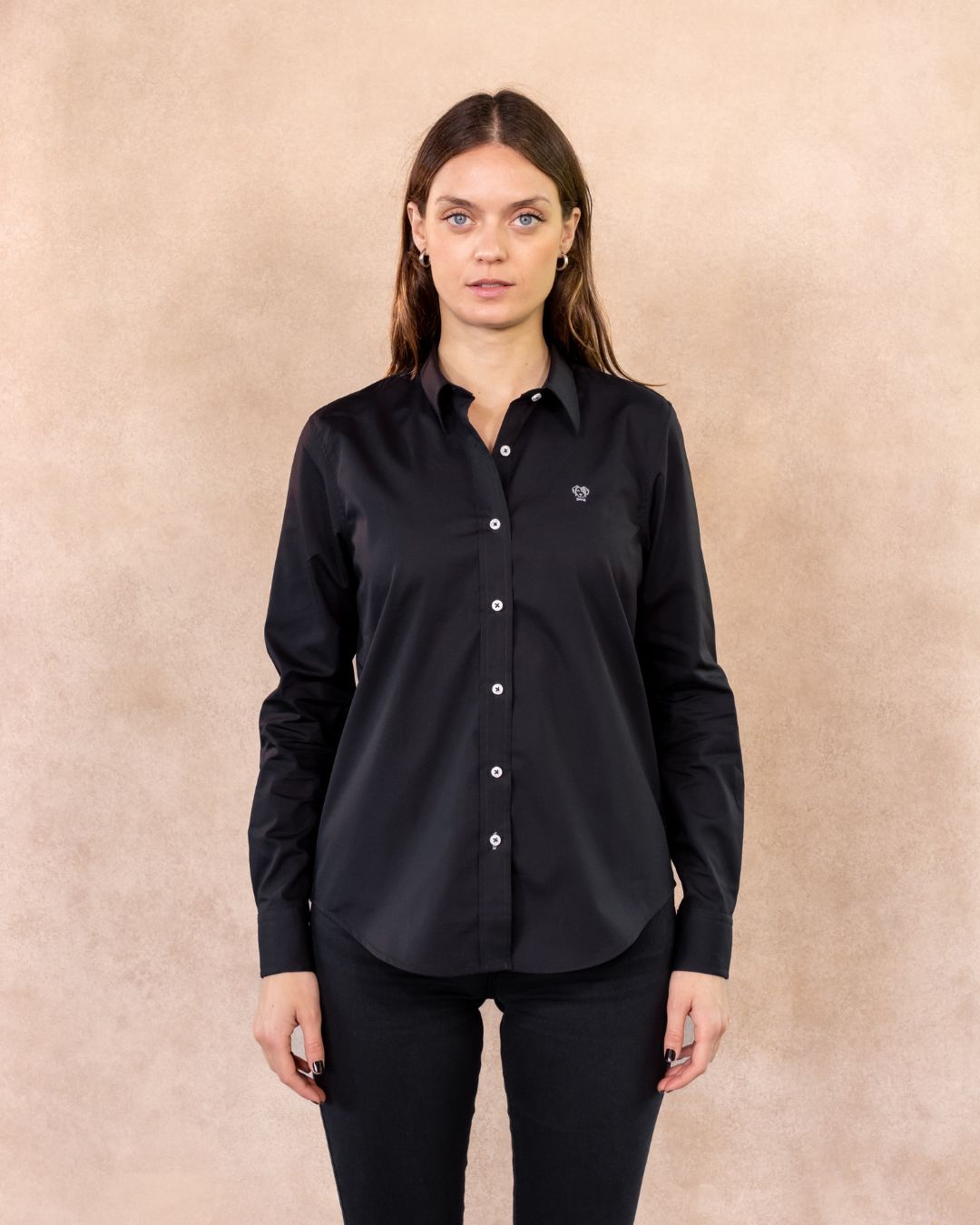 Camisa Antimanchas de Mujer Negra