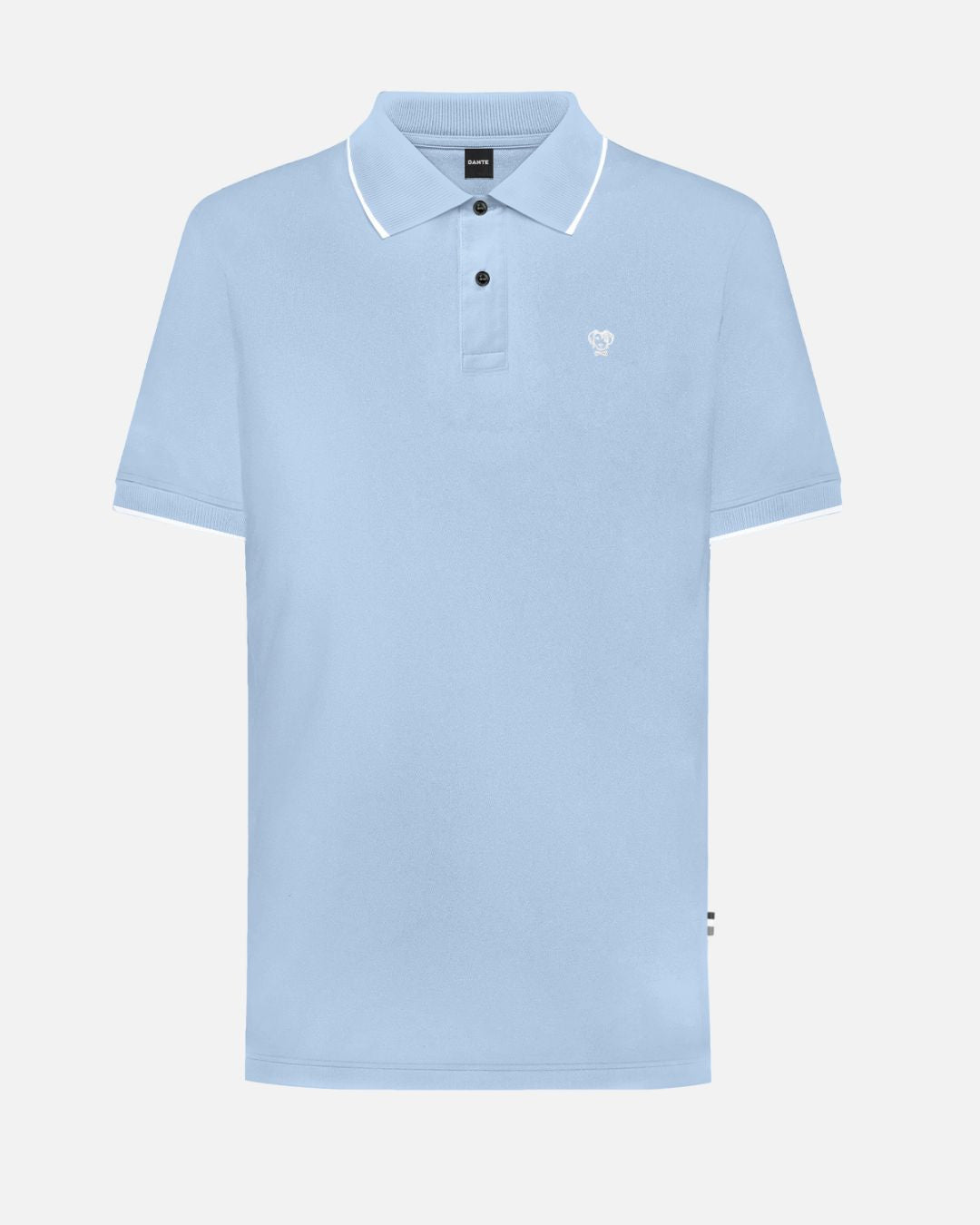 Polo Antimanchas Baby Blue Detalles Blancos - Talla Regular